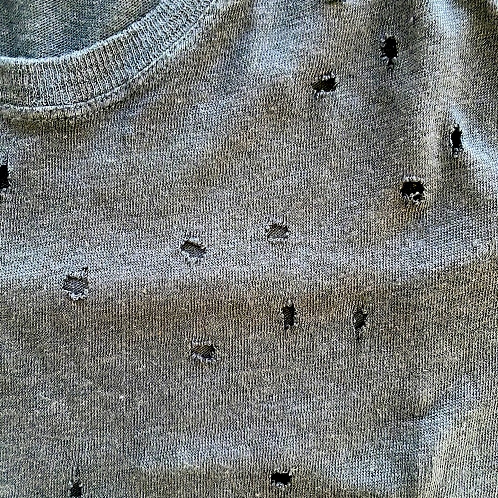 IRO CLAYA BLACK CROP TOP SIZE SMALL - Picture 3 of 5